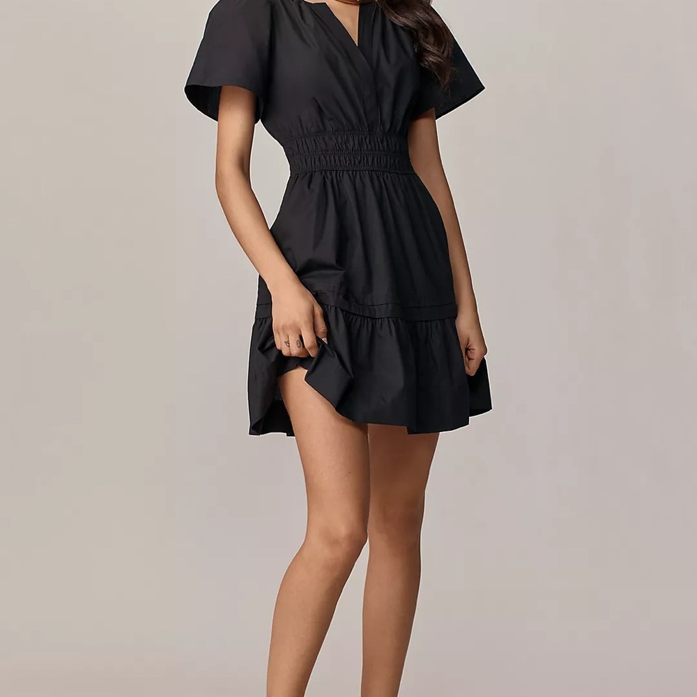 Anthropologie Somerset mini Black Dress